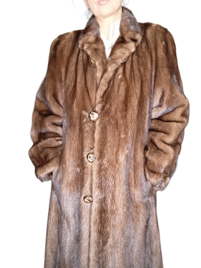 ~Givenchy Demi buff Mink Fur Coat (Size 10 - L) ~no duties