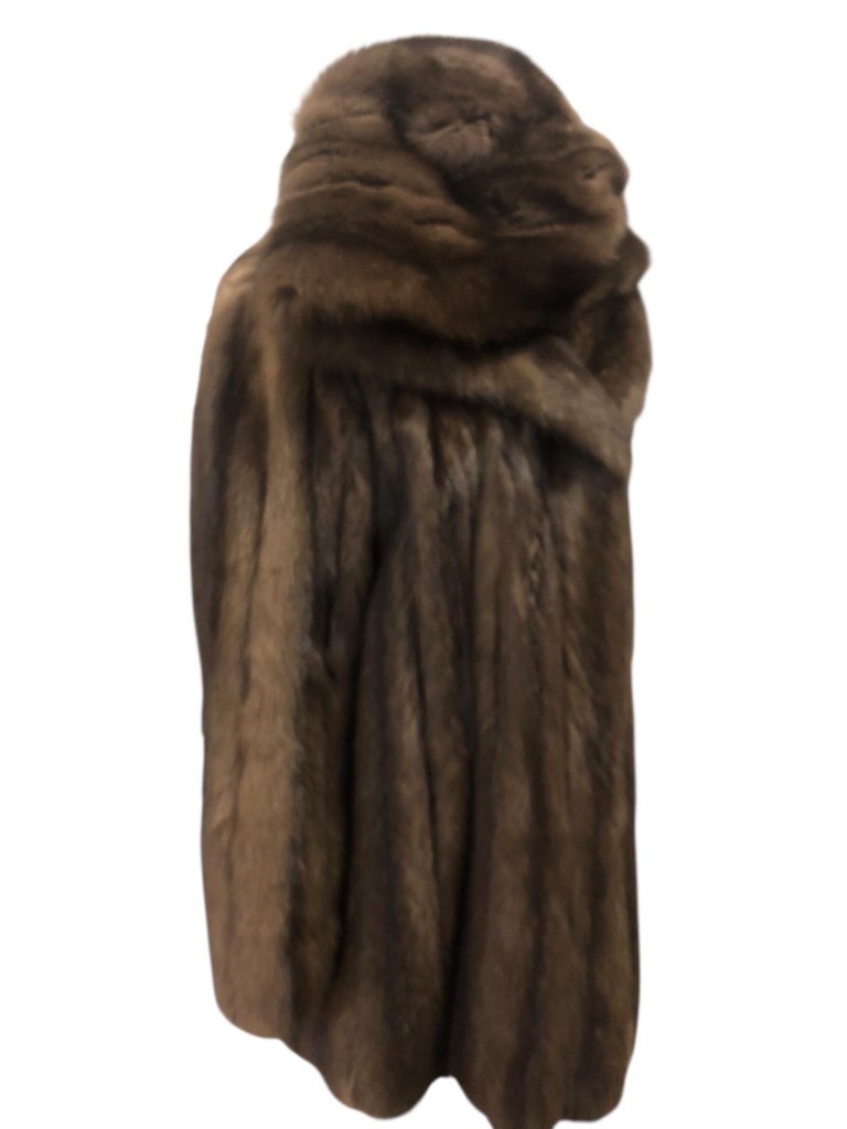 Carolina Herrera Barguzin Russian sable fur coat hood 12/M tags 85k ~no duties