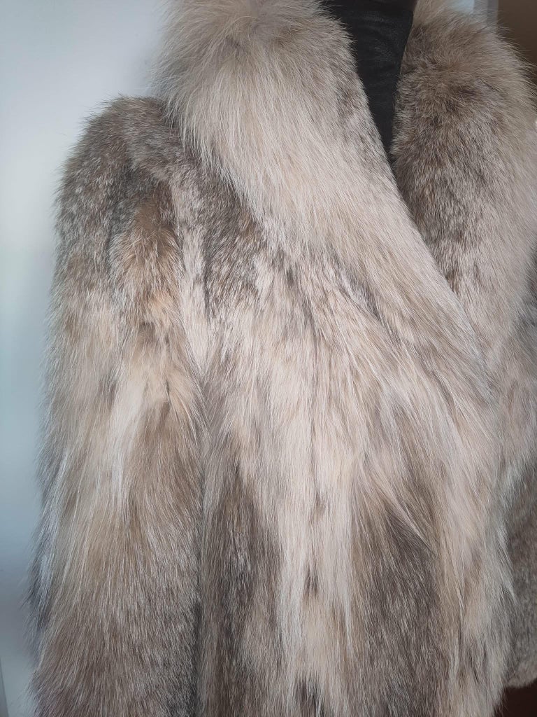 Mint Revillon Lynx fur coat 6/S ~no duties