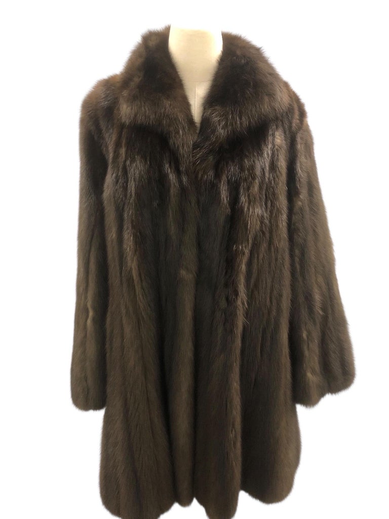 Carolina Herrera barguzin Russian sable fur coat 12/M tags 95k ~no duties