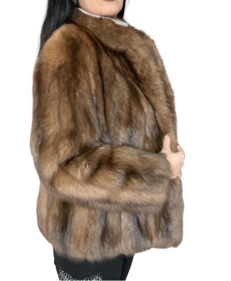 ~Unused Maximilian Russian sable fur coat silver tip 12400$ ~no duties