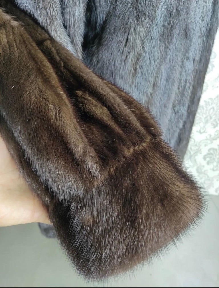 Princess natural Ranch Mink Fur Coat 10/M ~no duties