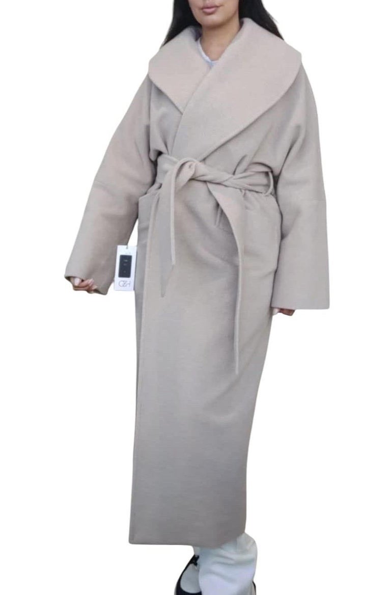 Loro piana cashmere robe style coat 12/L ~no duties