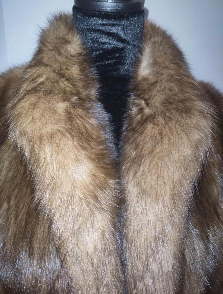 ~Unused Maximilian Russian sable fur coat silver tip 12400$ ~no duties