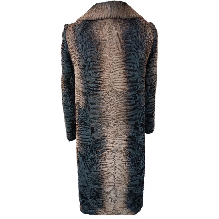Birger Christensen Ombre swarkara broadtail fur coat size 8/M ~no duties