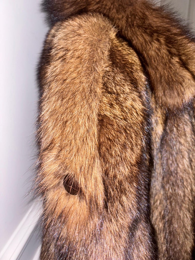Brand new sable fisher fur coat men’s 54/L ~no duties