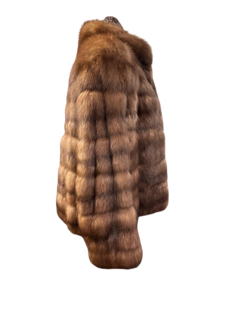 Vintage horizontal Christian Dior sable fur coat jacket ~no duties