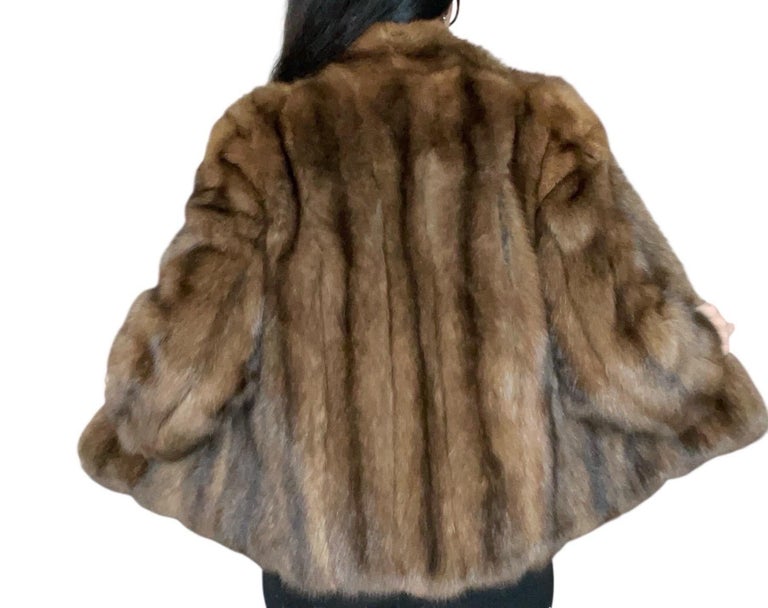 ~Unused Maximilian Russian sable fur coat silver tip 12400$ ~no duties
