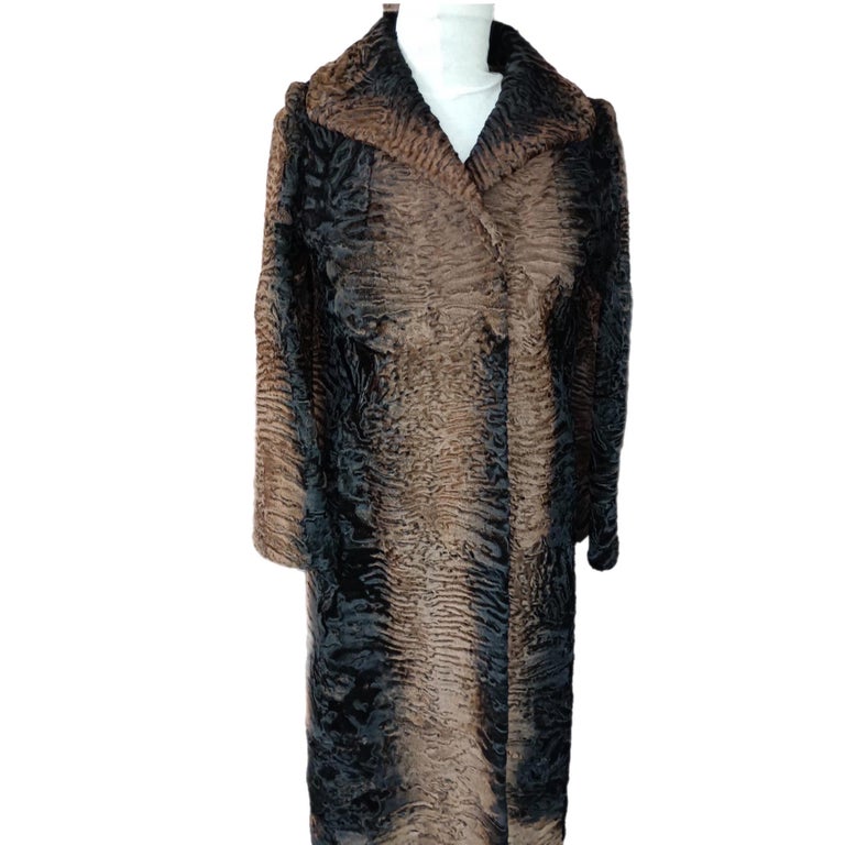 Birger Christensen Ombre swarkara broadtail fur coat size 8/M ~no duties