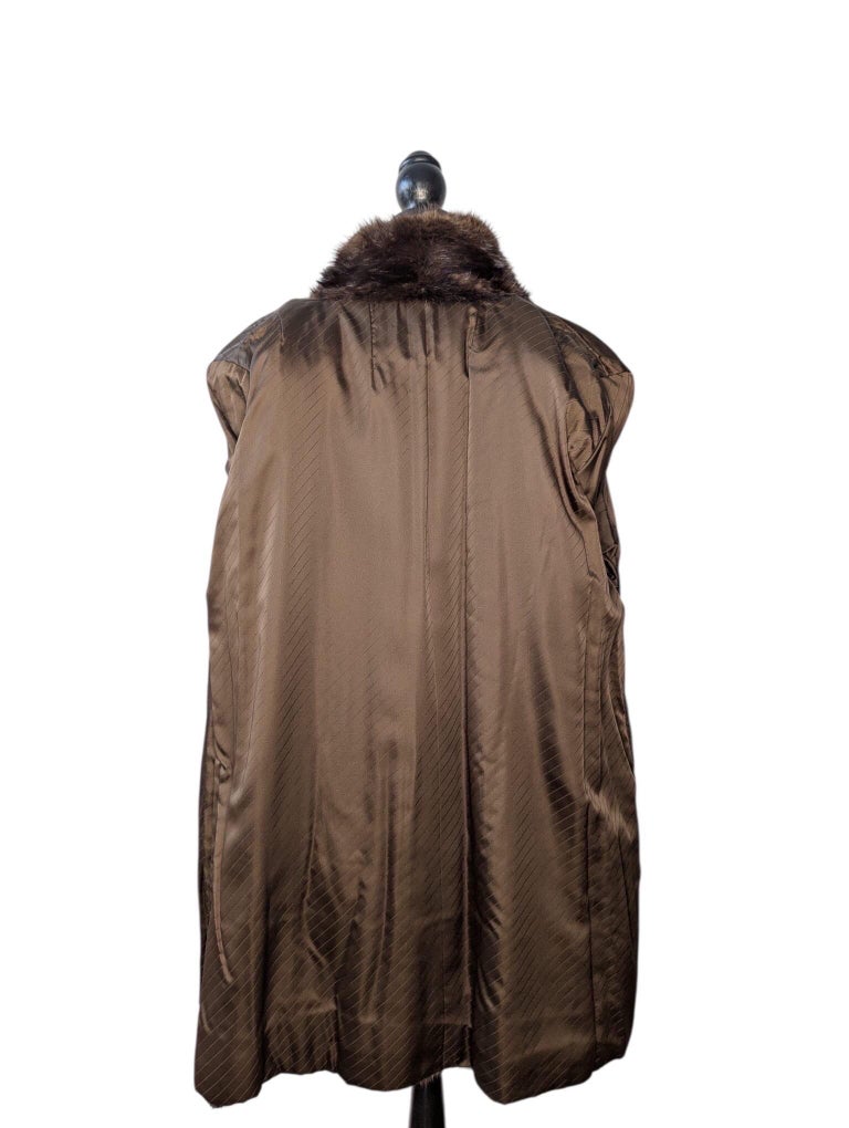 819 unisex mink fur jacket men’s 38/ S or 12/L women