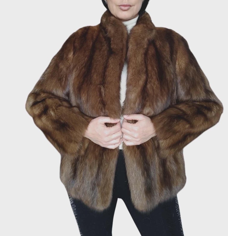 Maximilian Russian sable fur car coat 6/S 11, 500$ ~no duties
