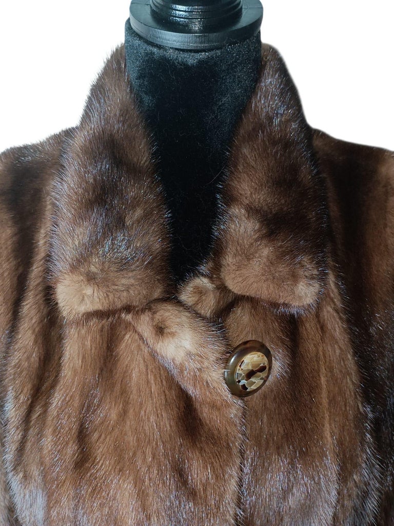 ~Givenchy Demi buff Mink Fur Coat (Size 10 - L) ~no duties