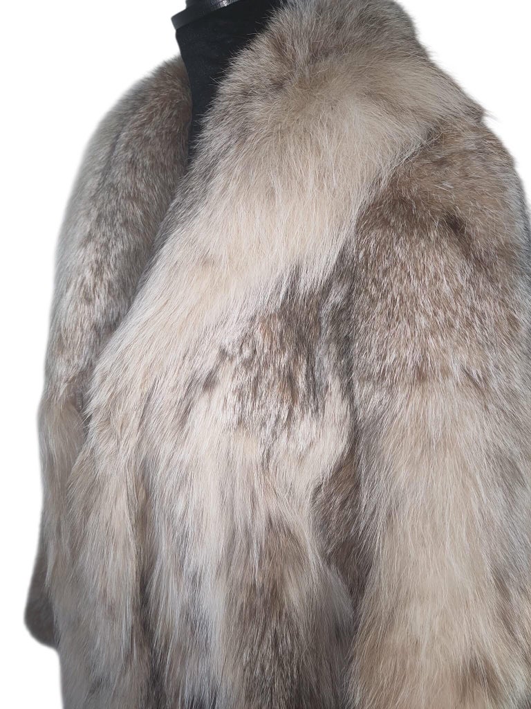 Mint Revillon Lynx fur coat 6/S ~no duties
