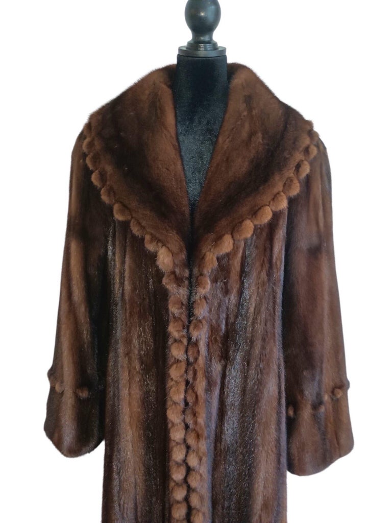 Brand new Demi buff fur coat size 14/L ~no duties