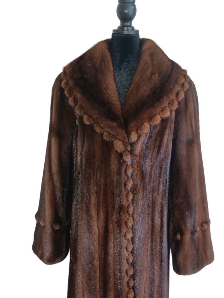 Brand new Demi buff fur coat size 14/L ~no duties