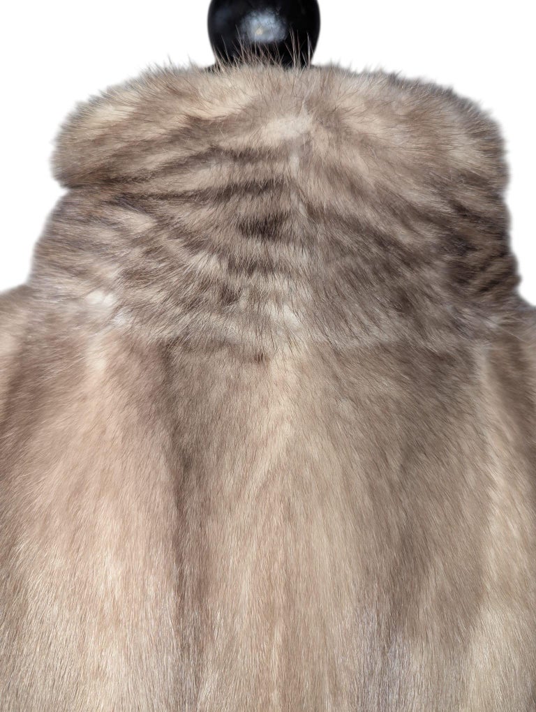 Mao wing 80’s pastel Lutetia mink fur coat 10/M ~no duties