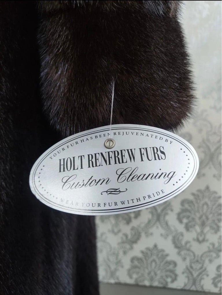 Princess natural Ranch Mink Fur Coat 10/M ~no duties