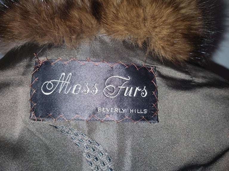 Vintage Russian sable fur jacket 6/S ~no duties