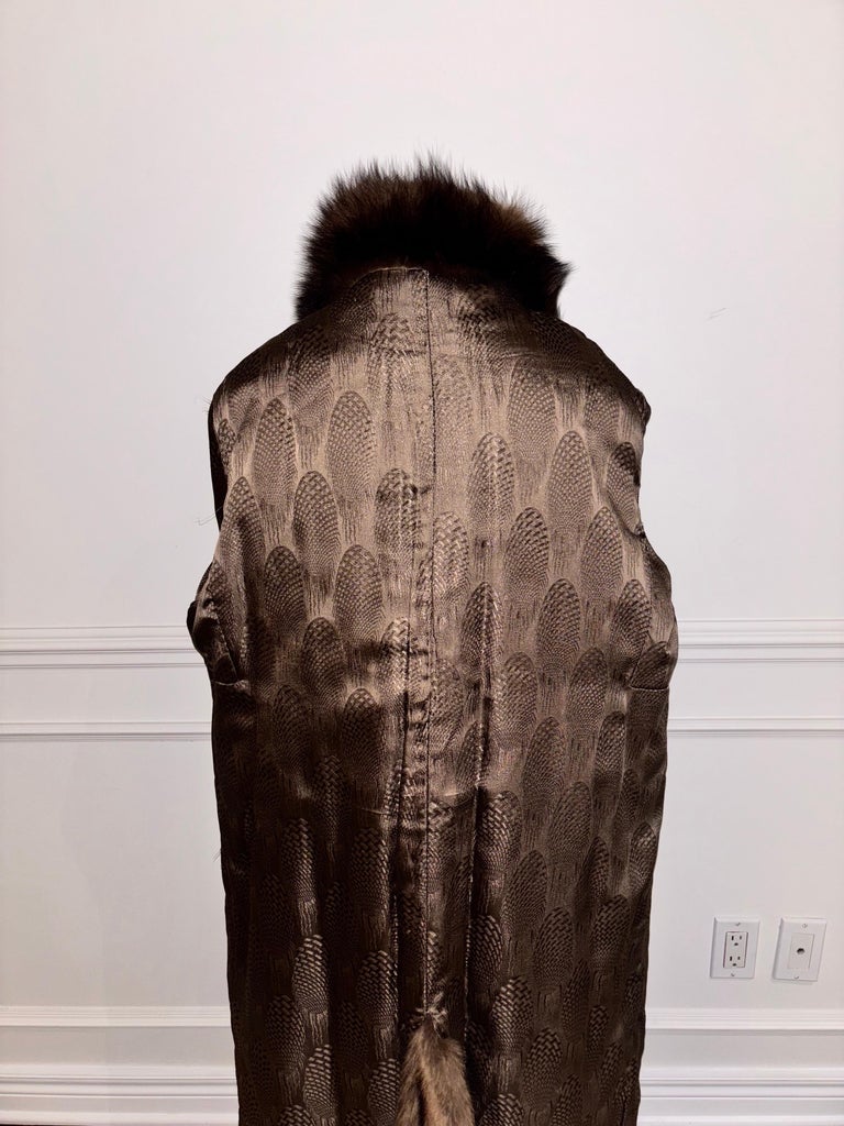 Brand new sable fisher fur coat men’s 54/L ~no duties