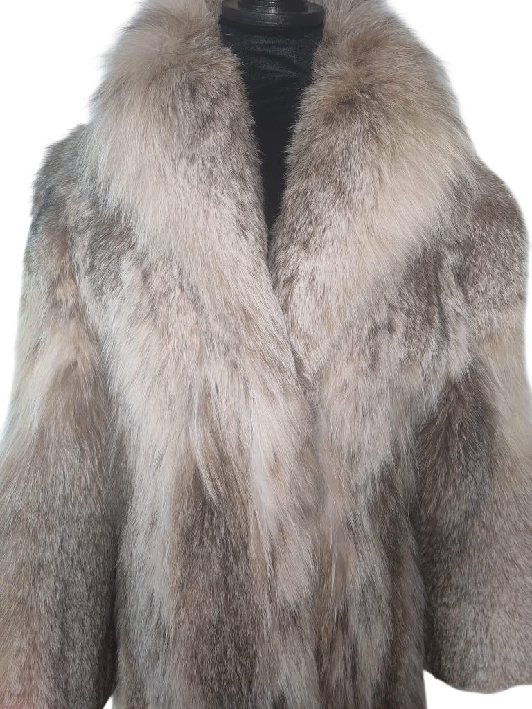 Mint Revillon Lynx fur coat 6/S ~no duties