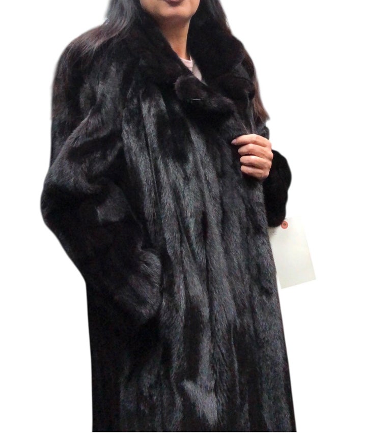 Vintage Chloe mink fur coat 10/M ~no duties