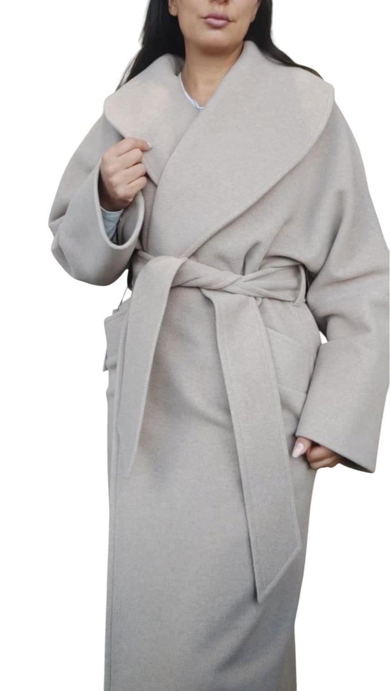 Loro piana cashmere robe style coat 12/L ~no duties