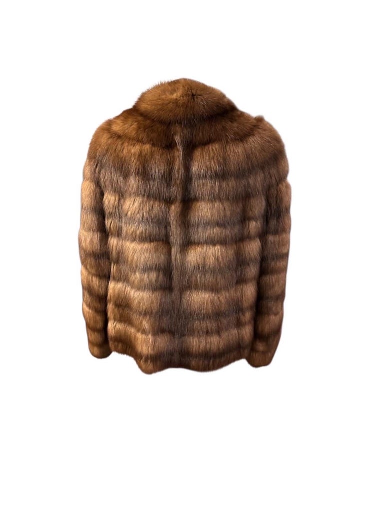 Vintage horizontal Christian Dior sable fur coat jacket ~no duties