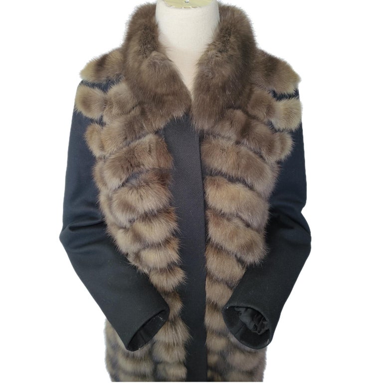 Loro Piana Coat Russian Sable fur Gulliana Tesso Italy 24000$ ~no duties