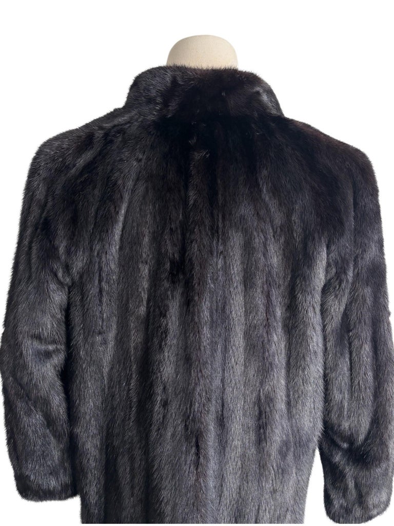 ~vintage Black mink fur coat no duties