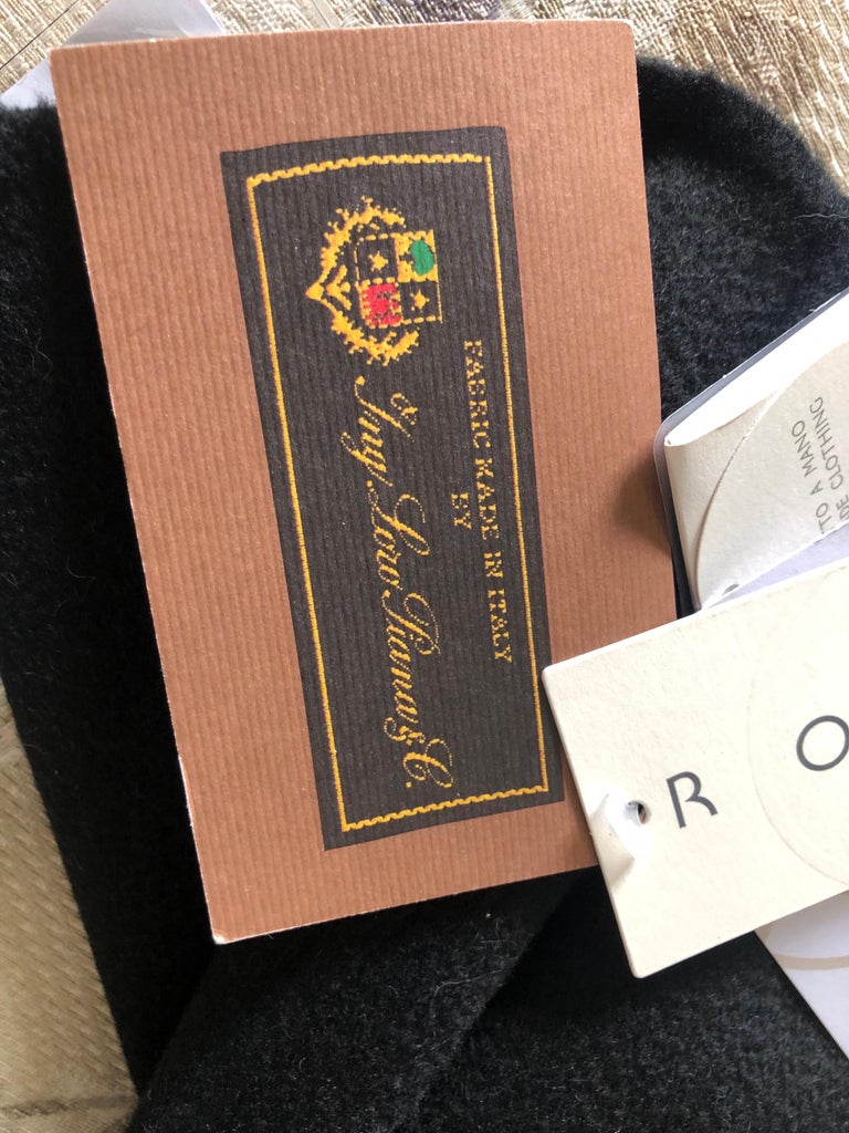 Brand new Loro piana reversible wool cashmere size 6/S ~no duties