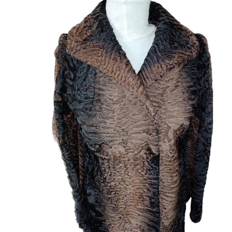 Birger Christensen Ombre swarkara broadtail fur coat size 8/M ~no duties