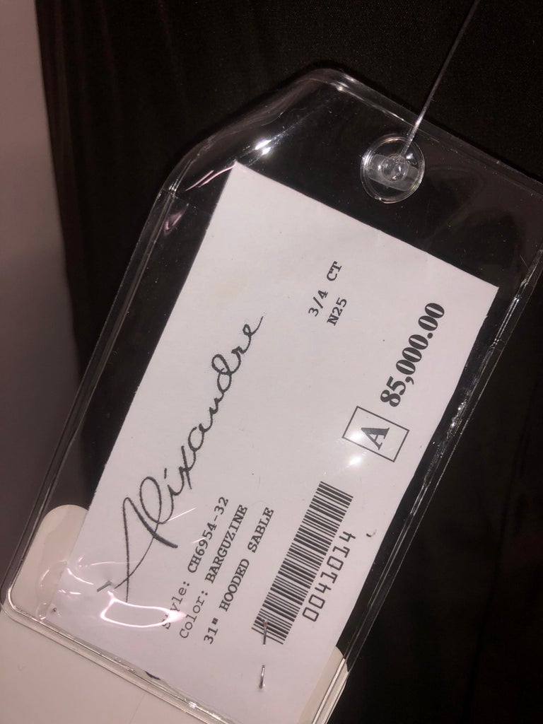 Brand new Carolina Herrera barguzin Russian sable 12/L price tag 85k ~no duties
