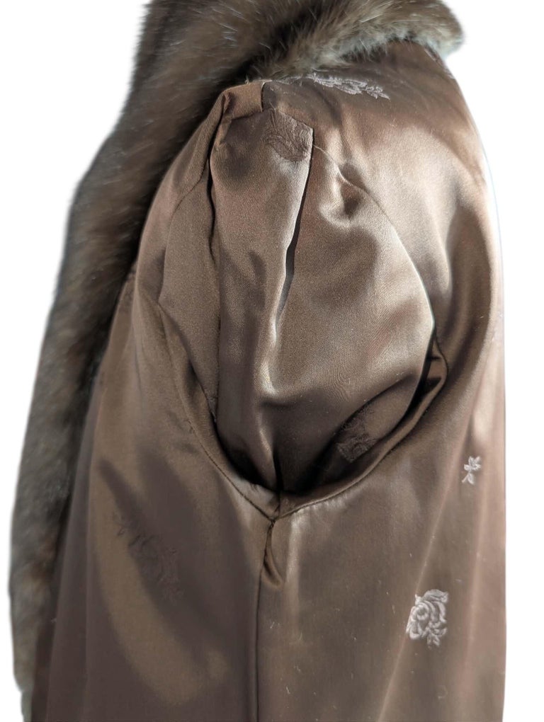 Emperial dark Russian Sable fur coat size 10 givenchy ~no duties