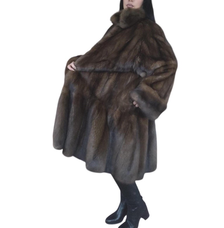 Emperial tortora Russian Sable fur coat size 24 185000$ Dior Label ~no duties
