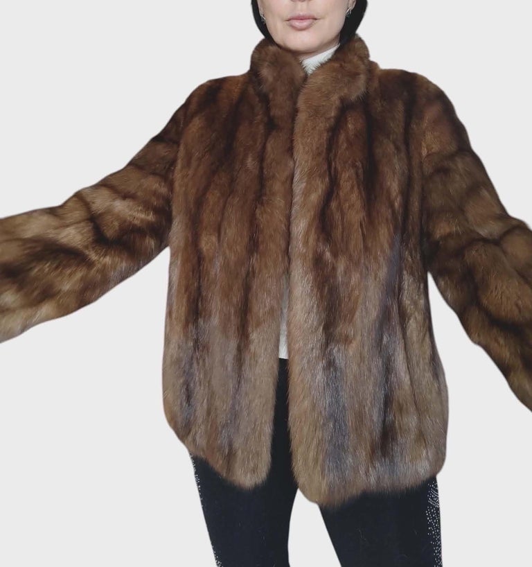 Maximilian Russian sable fur car coat 6/S 11, 500$ ~no duties