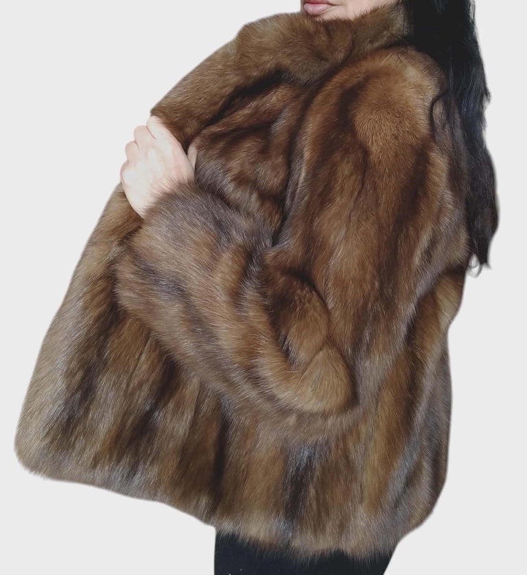 Maximilian Russian sable fur car coat 6/S 11, 500$ ~no duties