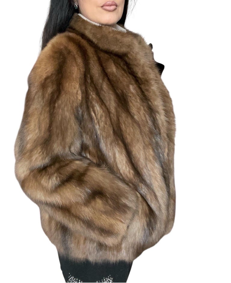 ~Unused Maximilian Russian sable fur coat silver tip 12400$ ~no duties