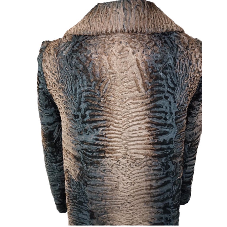 Birger Christensen Ombre swarkara broadtail fur coat size 8/M ~no duties