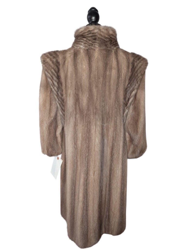 Mao wing 80’s pastel Lutetia mink fur coat 10/M ~no duties