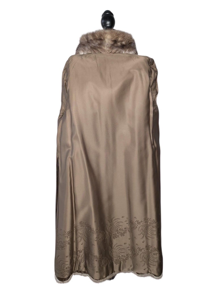 Mao wing 80’s pastel Lutetia mink fur coat 10/M ~no duties