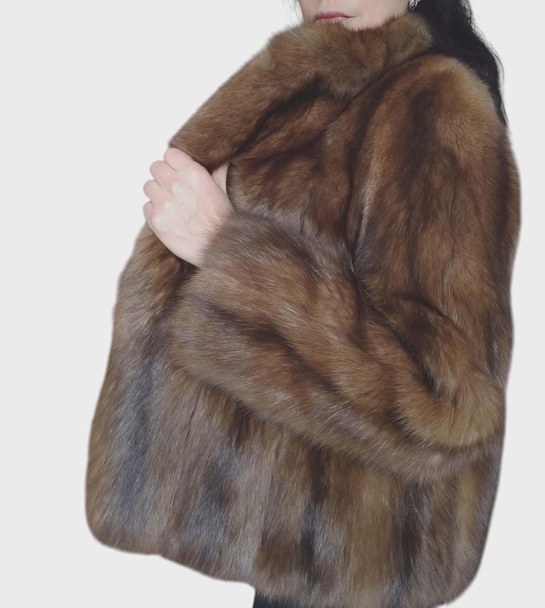 Maximilian Russian sable fur car coat 6/S 11, 500$ ~no duties