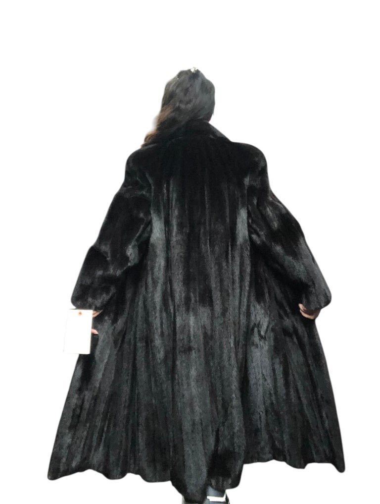 Vintage Chloe mink fur coat 10/M ~no duties