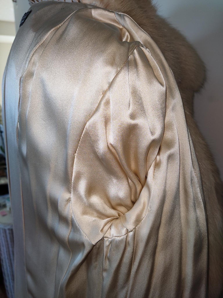 Brand new bisang rare golden Russian sable fur coat 8/M ~no duties