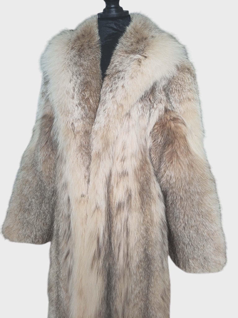 Mint Revillon Lynx fur coat 6/S ~no duties