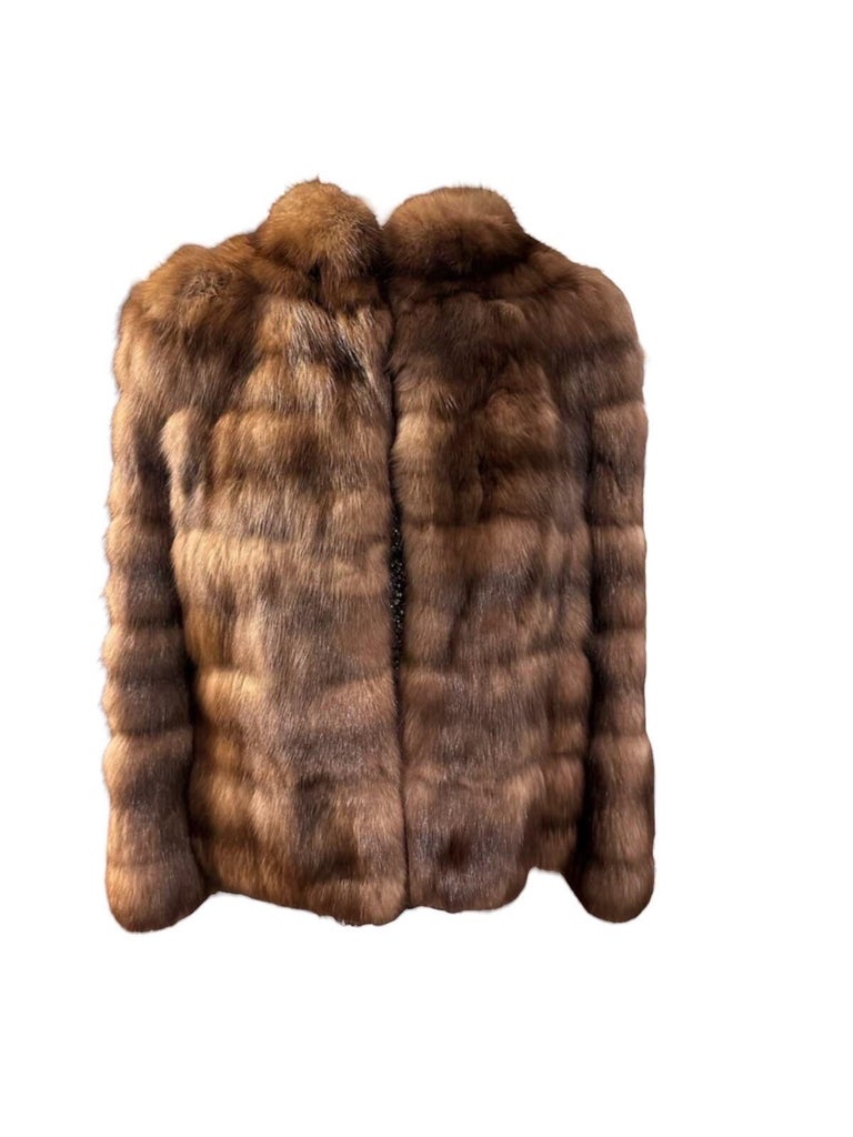Vintage horizontal Christian Dior sable fur coat jacket ~no duties
