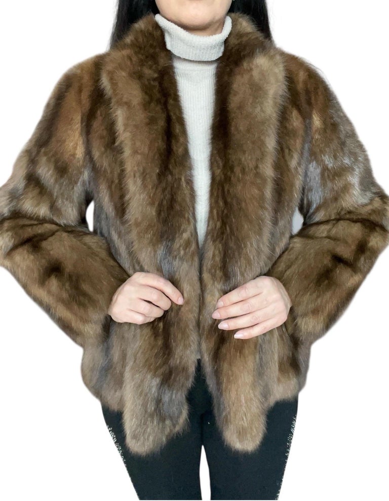 ~Unused Maximilian Russian sable fur coat silver tip 12400$ ~no duties