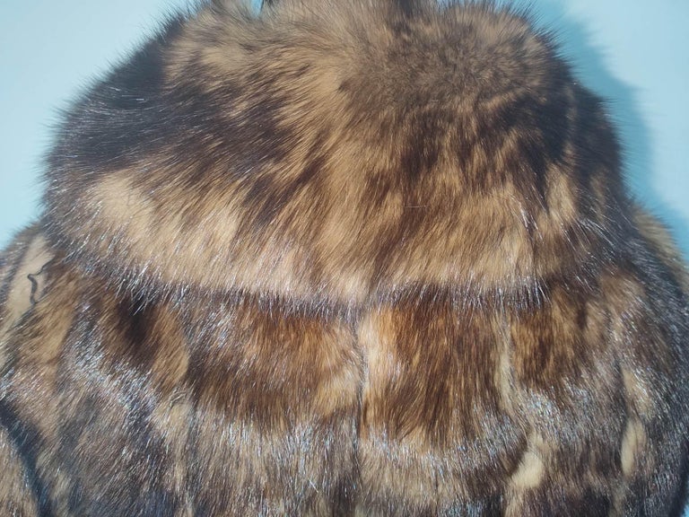 Vintage Russian sable fur jacket 6/S ~no duties