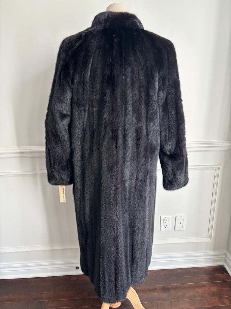~vintage Black mink fur coat no duties