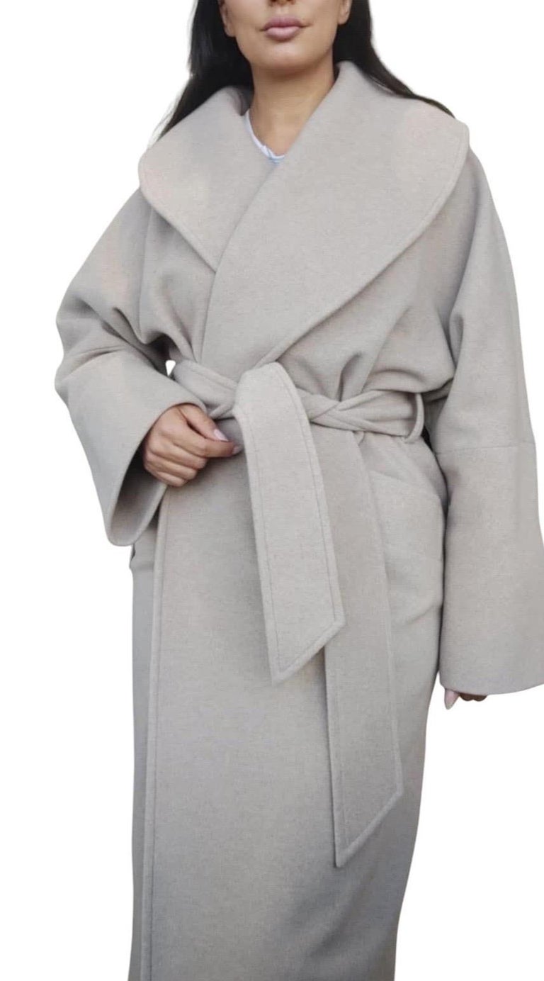 Loro piana cashmere robe style coat 12/L ~no duties