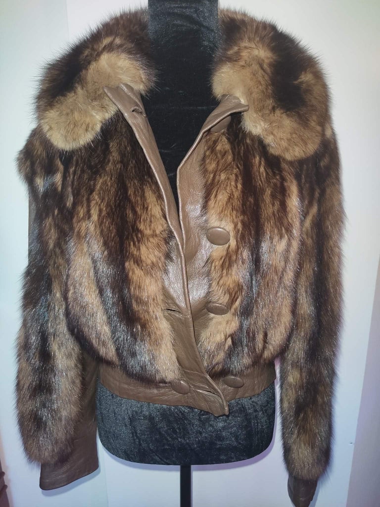 Vintage Russian sable fur jacket 6/S ~no duties